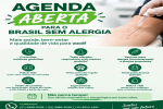 📢 AGENDA ABERTA NO PROJETO BRASIL SEM ALERGIA! 💚
