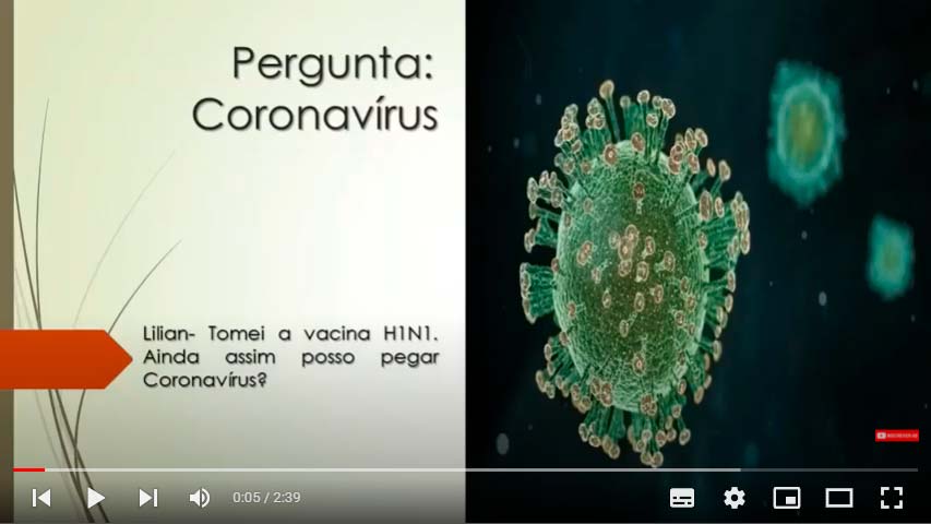 Gripe H1N1 e Coronavírus